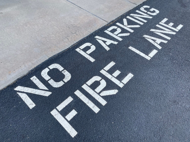 Commercial Fire Lane Striping in Royse City, TX